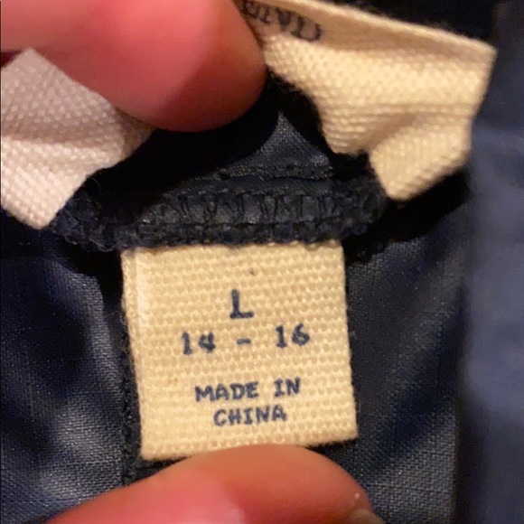 Land’s End Navy Blue Rain Coat - Picture 3 of 7